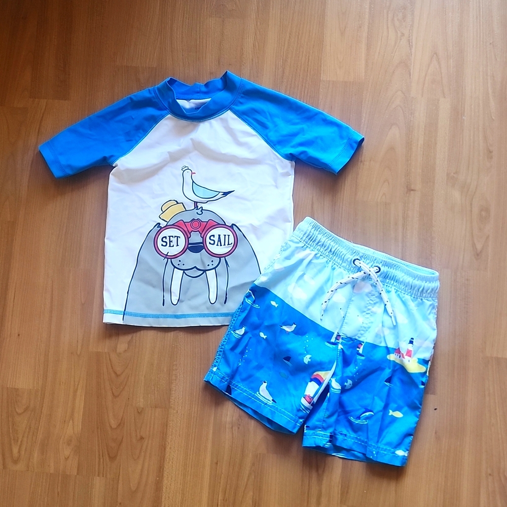 Carters Boys swim set (2pcs)for 3T